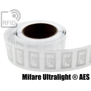 EH05C84 Etiquetas RFID Transparentes 40 x 25 mm NFC Mifare Ultralight ® AES small