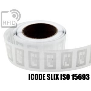 EH22C53 Transparent RFID Labels 21 x 12 mm ICode SLIX iso 15693 small
