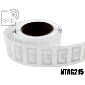 EH22C73 Transparent RFID Labels 21 x 12 mm NFC ntag215 small