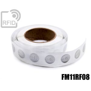 EH23C07 Etichette 38 mm diam RFID trasparente FM11RF08 small