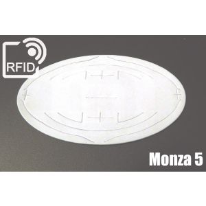 ES01C32 Etichette 110 x 66 mm RFID ovali antitamper Monza 5 small