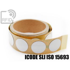 ES04C11 Etichette 30 mm diam. RFID antimetallo NFC ICode SLI iso 15693 small