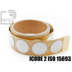 ES04C51 Etichette 30 mm diam. RFID antimetallo ICode 2 iso 15693 small