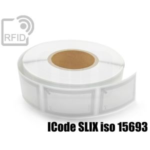 ES06C53 Etichette 49 x 81 mm RFID per biblioteche ICode SLIX iso 15693 small
