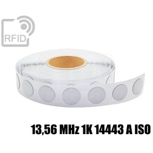 ES18C23 Étiquettes RFID anti-métal diam. 35 mm 13,56 MHz 1K 14443 A iso small