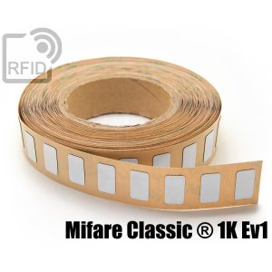 ES22C08 Etichette 25 x 25 mm RFID antimetallo Mifare Classic ® 1K Ev1 small