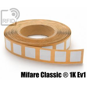 ES22C08 Etiquetas RFID antimetal 25 x 25 mm Mifare Classic ® 1K Ev1 small