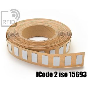 ES22C51 Etichette 25 x 25 mm RFID antimetallo ICode 2 iso 15693 small