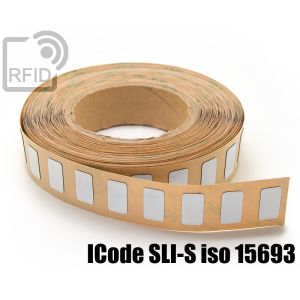 ES22C52 Etichette 25 x 25 mm RFID antimetallo ICode SLI-S iso 15693 small