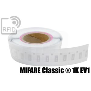 ES28C08 Etichette 20 x 25 mm RFID tessili nylon Mifare Classic ® 1K Ev1 small