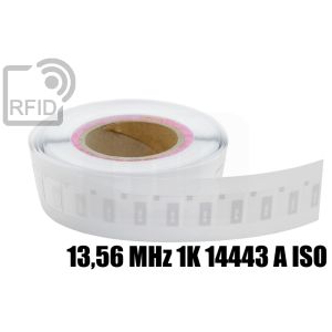 ES28C23 Etiquettes textiles RFID 20 x 25 mm nylon 13,56 MHz 1K 14443 A iso small