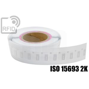ES28C24 Etiquettes textiles RFID 20 x 25 mm nylon NFC ISO 15693 2K small