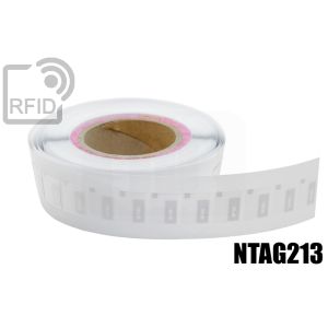 ES28C67 Etichette 20 x 25 mm RFID tessili nylon NFC ntag213 small