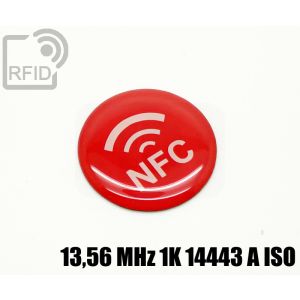 ES30C23 Étiquettes en résine RFID diam. 25 mm 13,56 MHz 1K 14443 A iso small