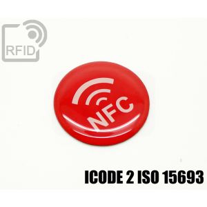ES30C51 Etichette 25 mm diam. RFID resina ICode 2 iso 15693 small