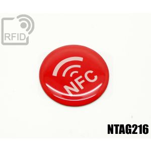 ES30C68 RFID-Harzetiketten Durchm. 25 mm NFC ntag216 small
