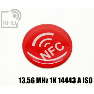ES31C23 Étiquettes en résine RFID diam. 30 mm 13,56 MHz 1K 14443 A iso small