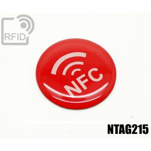 ES31C73 RFID-Harzetiketten Durchm. 30 mm NFC ntag215 small