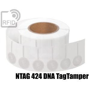 ES34C89 Manipulationssichere Etiketten, Durchmesser 25 mm NFC ntag424 DNA TagT small