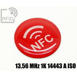 ES35C23 Étiquettes en résine RFID diam. 35 mm 13,56 MHz 1K 14443 A iso small