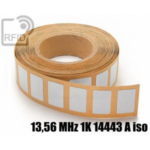 ES39C23 Etichette 40 x 25 mm RFID antimetallo 13,56 MHz 1K 14443 A iso small