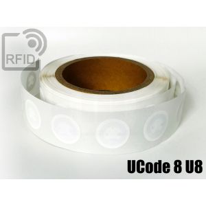 ET02C39 RFID labels diam. 30 mm UCode 8 U8 small