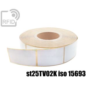 ET06C87 RFID Labels 49 x 81 mm NFC st25TV02K iso 15693 small