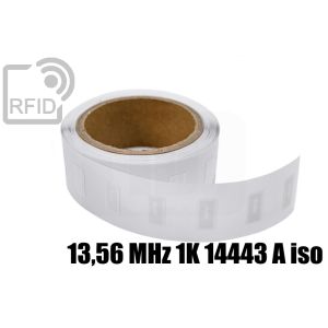 ET10C23 Étiquettes RFID 21 x 12 mm 13,56 MHz 1K 14443 A iso small