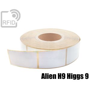 ET12C63 RFID Labels 75 x 51 mm Alien H9 Higgs 9 small