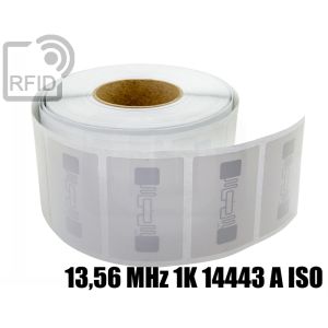 ET13C23 Étiquettes RFID 85 x 54 mm 13,56 MHz 1K 14443 A iso small