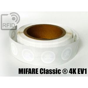 ET18C09 RFID Labels diam. 35 mm Mifare Classic ® 4K Ev1 small