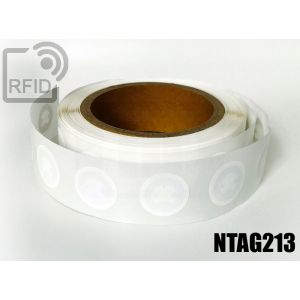 ET18C67 RFID Labels diam. 35 mm NFC ntag213 small