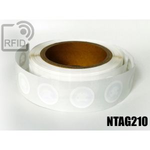 ET18C74 RFID Labels diam. 35 mm NFC ntag210 small