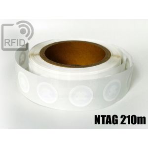 ET18C78 RFID Labels diam. 35 mm NFC ntag 210m small