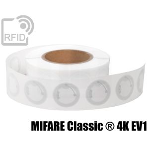 ET23C09 RFID Labels diam. 38 mm Mifare Classic ® 4K Ev1 small