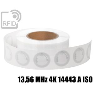 ET23C45 Etiquettes RFID Diamètre 38 mm 13,56 MHz 4K 14443 A iso small