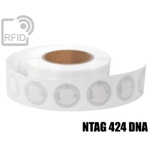 ET23C88 RFID Labels diam. 38 mm NFC ntag 424 DNA small