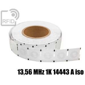 ET24C23 Étiquettes RFID 25 x 25 mm 13,56 MHz 1K 14443 A iso small