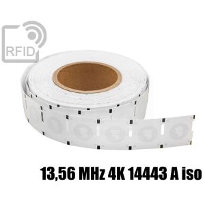 ET24C45 Étiquettes RFID 25 x 25 mm 13,56 MHz 4K 14443 A iso small