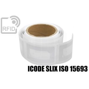 ET25C53 RFID Labels 54 x 85 mm ICode SLIX iso 15693 small