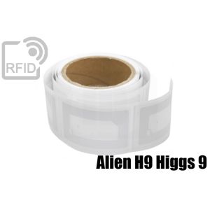 ET25C63 RFID Labels 54 x 85 mm Alien H9 Higgs 9 small