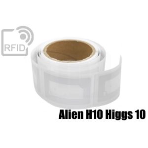 ET25C64 RFID Labels 54 x 85 mm Alien H10 Higgs 10 small