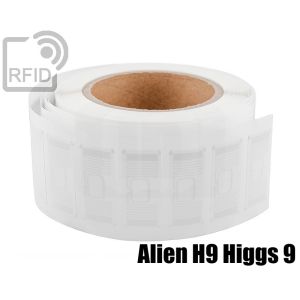 ET27C63 RFID Labels 45 x 20 mm Alien H9 Higgs 9 small