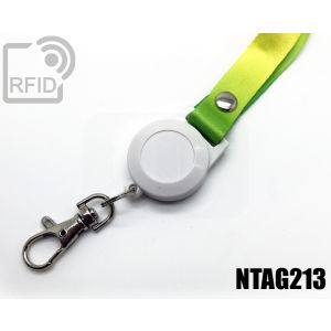 KB03C67 Porta badge wireless lanyard NFC ntag213 small