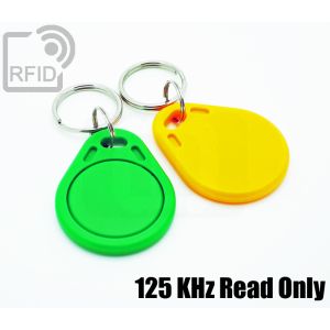 KY01C19 Flat RFID tag keyfob 125 KHz Read Only small