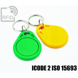 KY01C51 Portachiavi tag RFID piatto ICode 2 iso 15693 small
