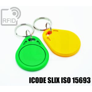KY01C53 Portachiavi tag RFID piatto ICode SLIX iso 15693 small