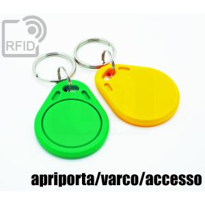 KY01C71 Flat RFID tag keyfob apriporta-varco-accesso small