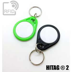 KY02C06 Portachiavi RFID piatto bicolore Hitag ® 2 small