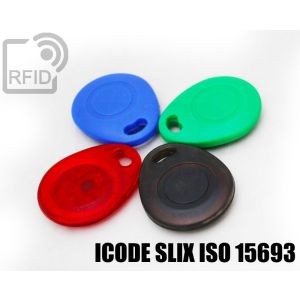 KY03C53 Portachiavi tag RFID bombato ICode SLIX iso 15693 small